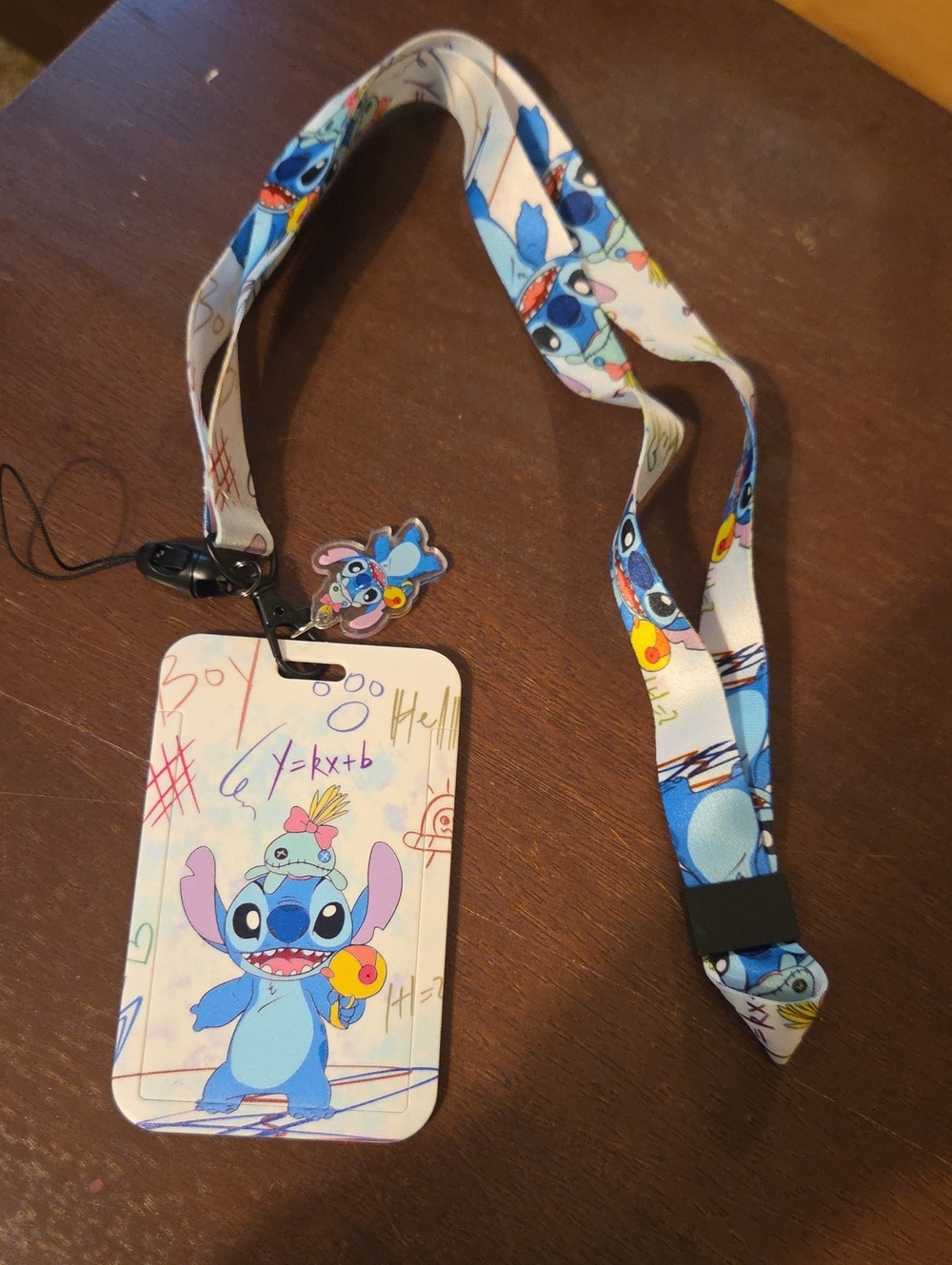 Disney Badge Holder And Lanyard